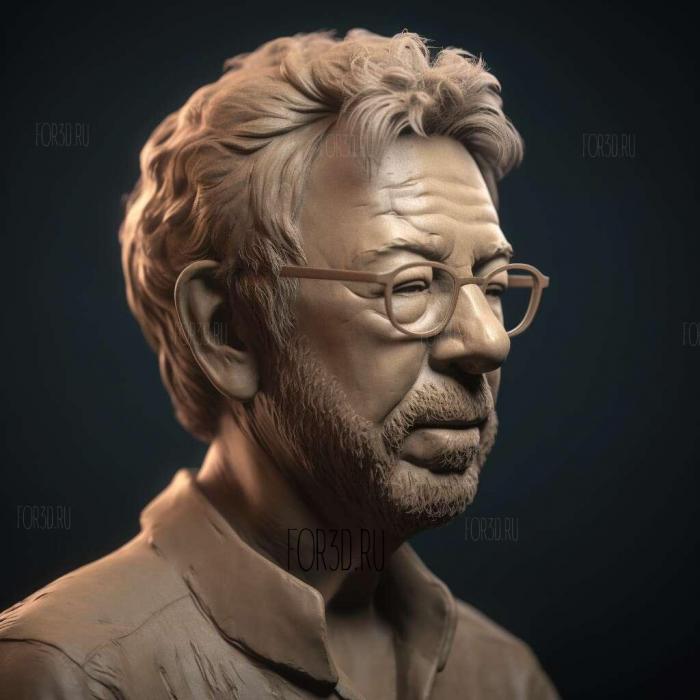 Eric Clapton 3 3d stl модель для ЧПУ